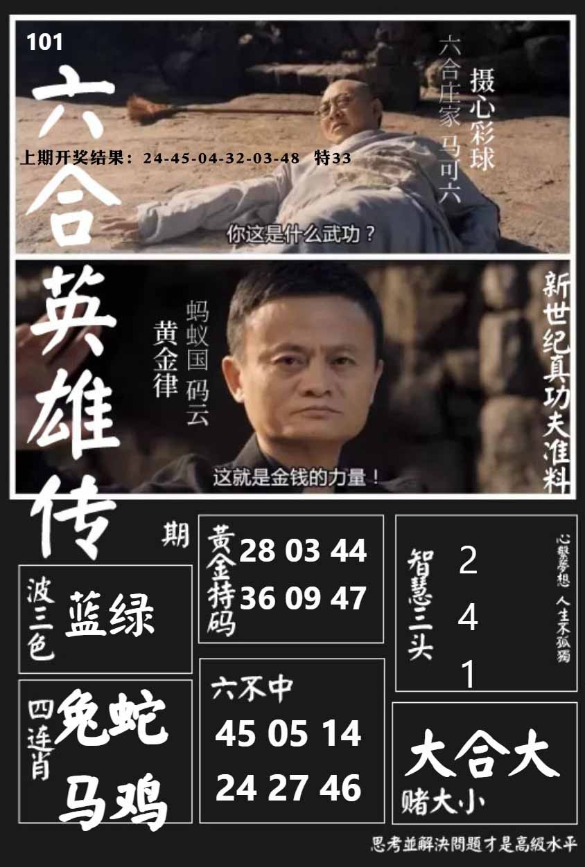 101期六合英雄传[图]